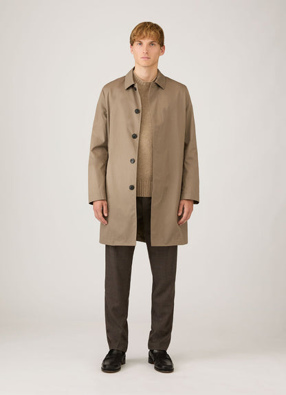 Men's Roxburgh Cashmere Jumper in Natural Brown