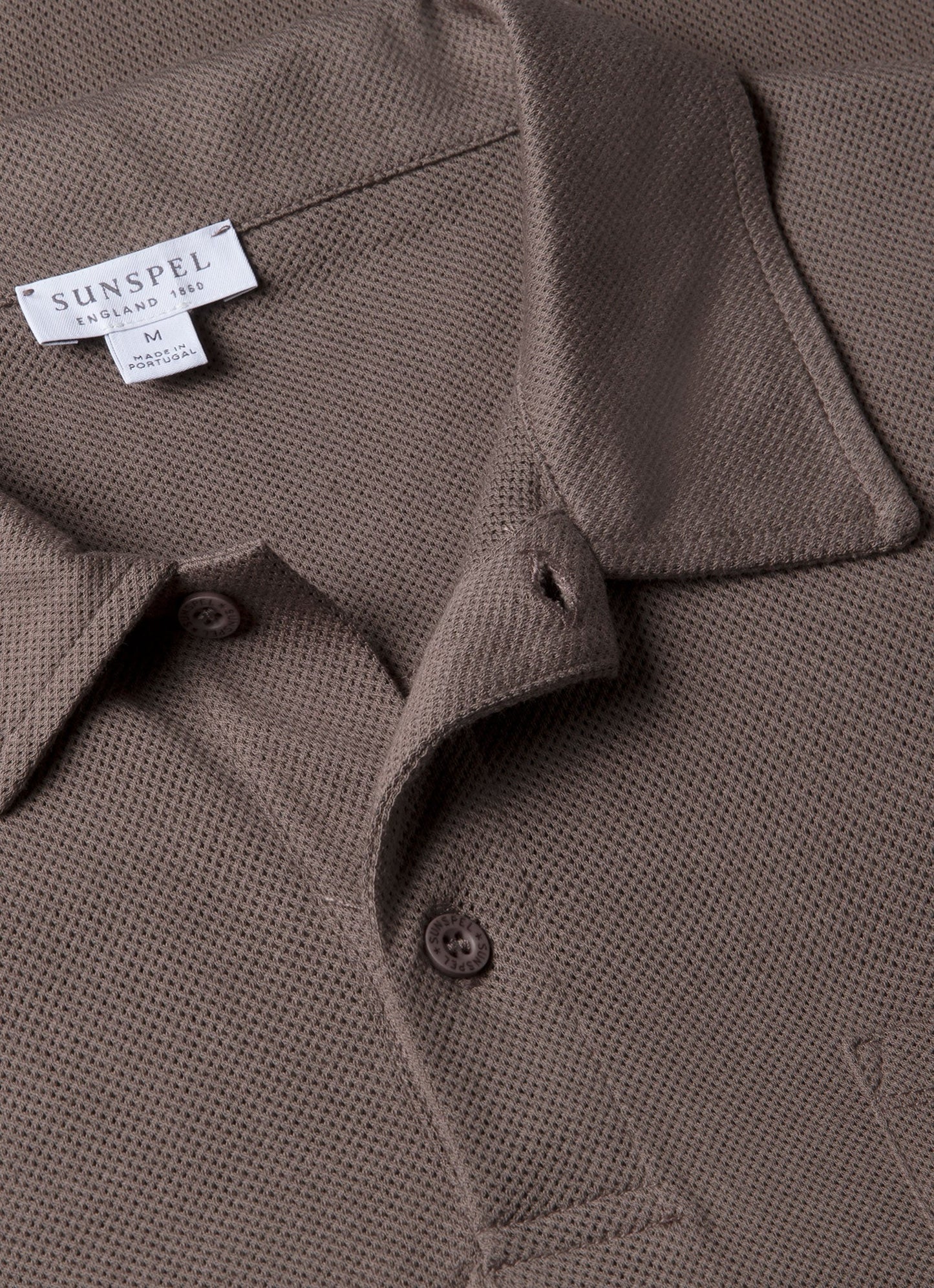 Mens Riviera Polo Shirt In Walnut Mpol1026 Brge