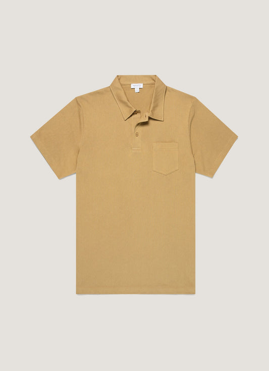 Mens Riviera Polo Shirt In Walnut Mpol1026 Brgo
