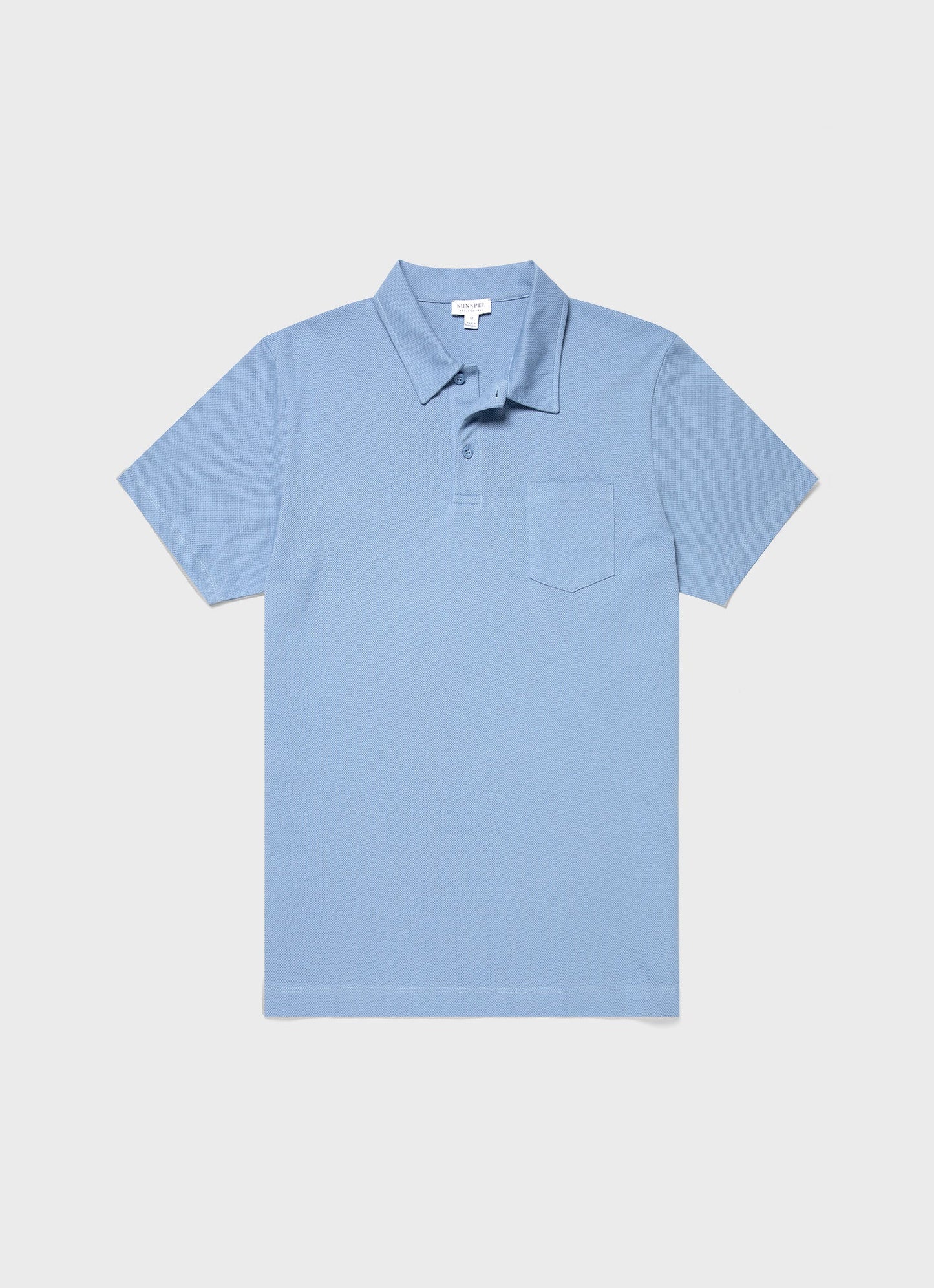 Mens Riviera Polo Shirt In Cornflower Mpol1026 Buva