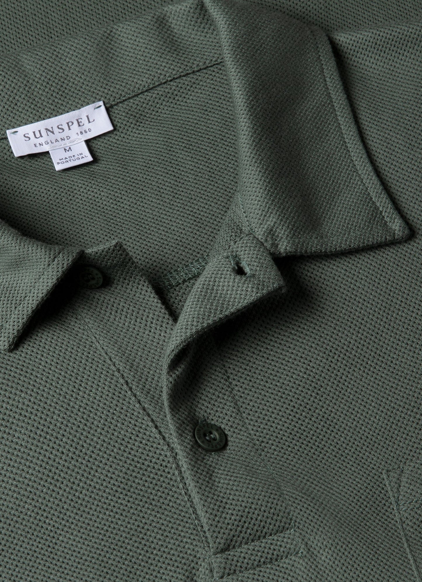 Mens Riviera Polo Shirt In Dusk Green Mpol1026 Gnij