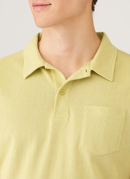 Mens Riviera Polo Shirt In Avocado Mpol1026 Gniw
