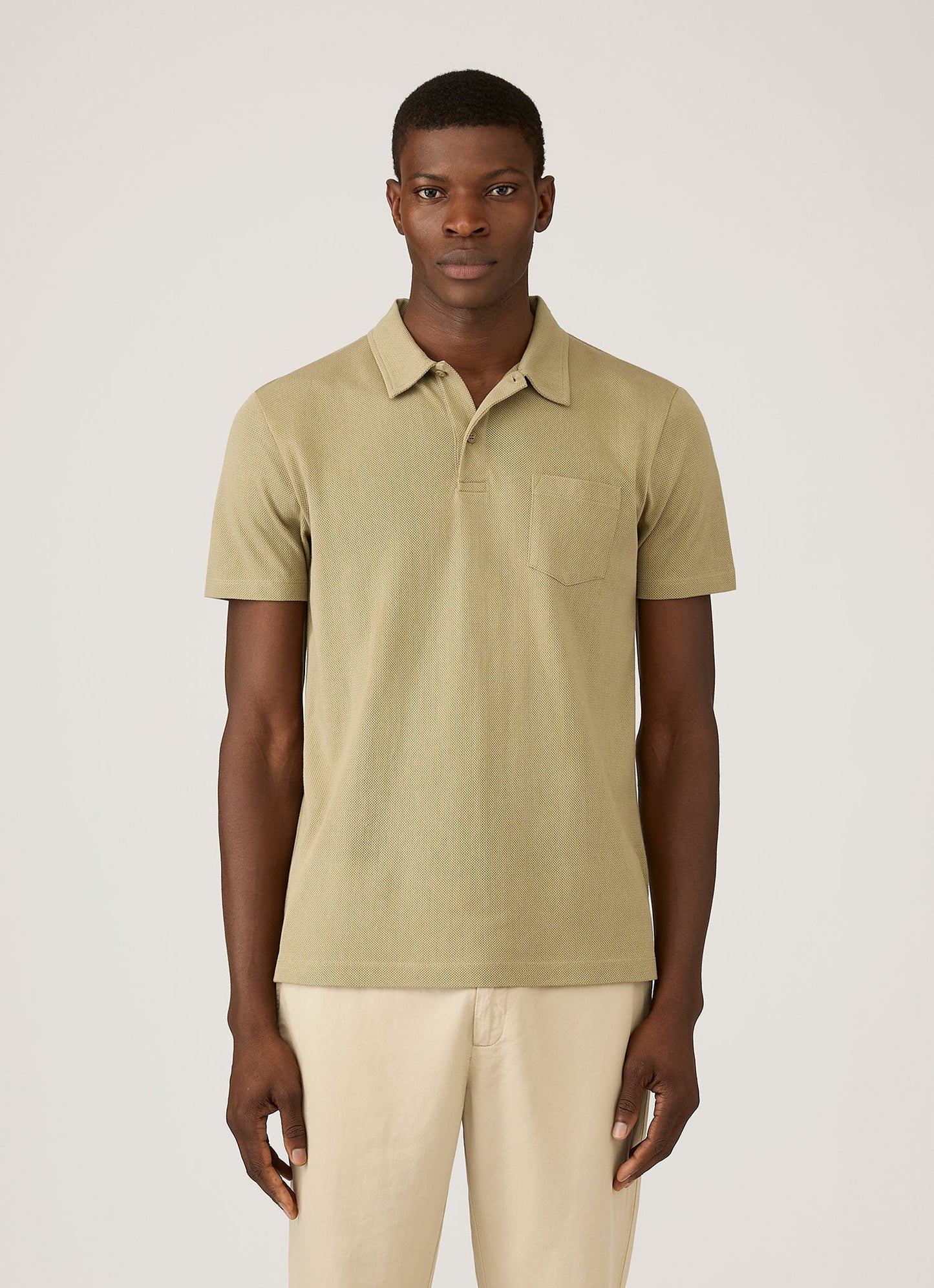 Mens Riviera Polo Shirt In Pistachio Mpol1026 Gnix