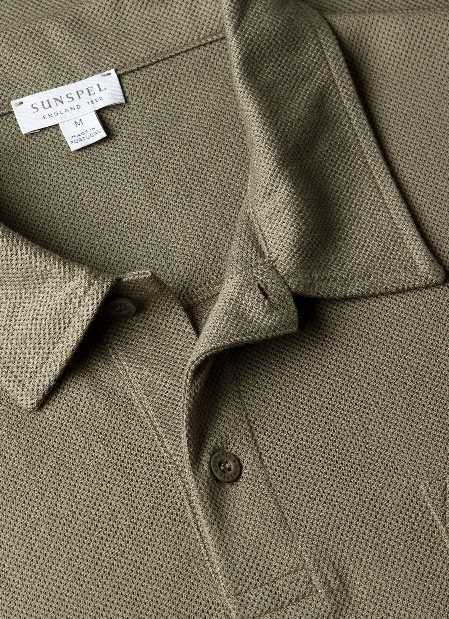 Mens Riviera Polo Shirt In Fossil Grey Mpol1026 Gyfj
