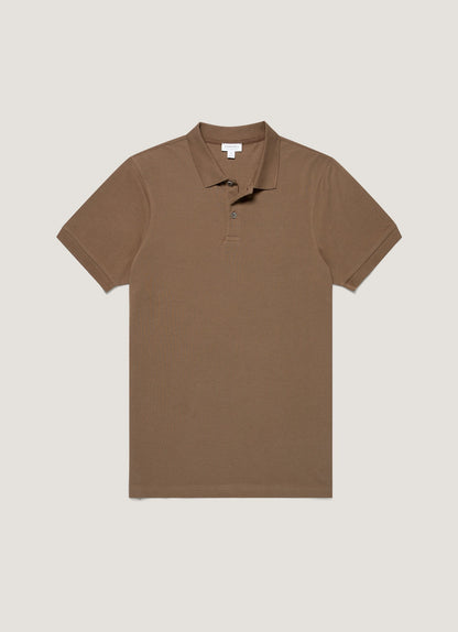 Mens Pique Polo Shirt In Dark Cedar Mpol1028 Brgr
