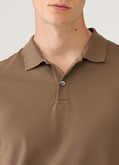 Mens Pique Polo Shirt In Dark Cedar Mpol1028 Brgr