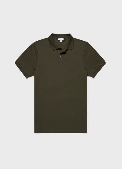 Mens Pique Polo Shirt In Pine Green Mpol1028 Gnhz