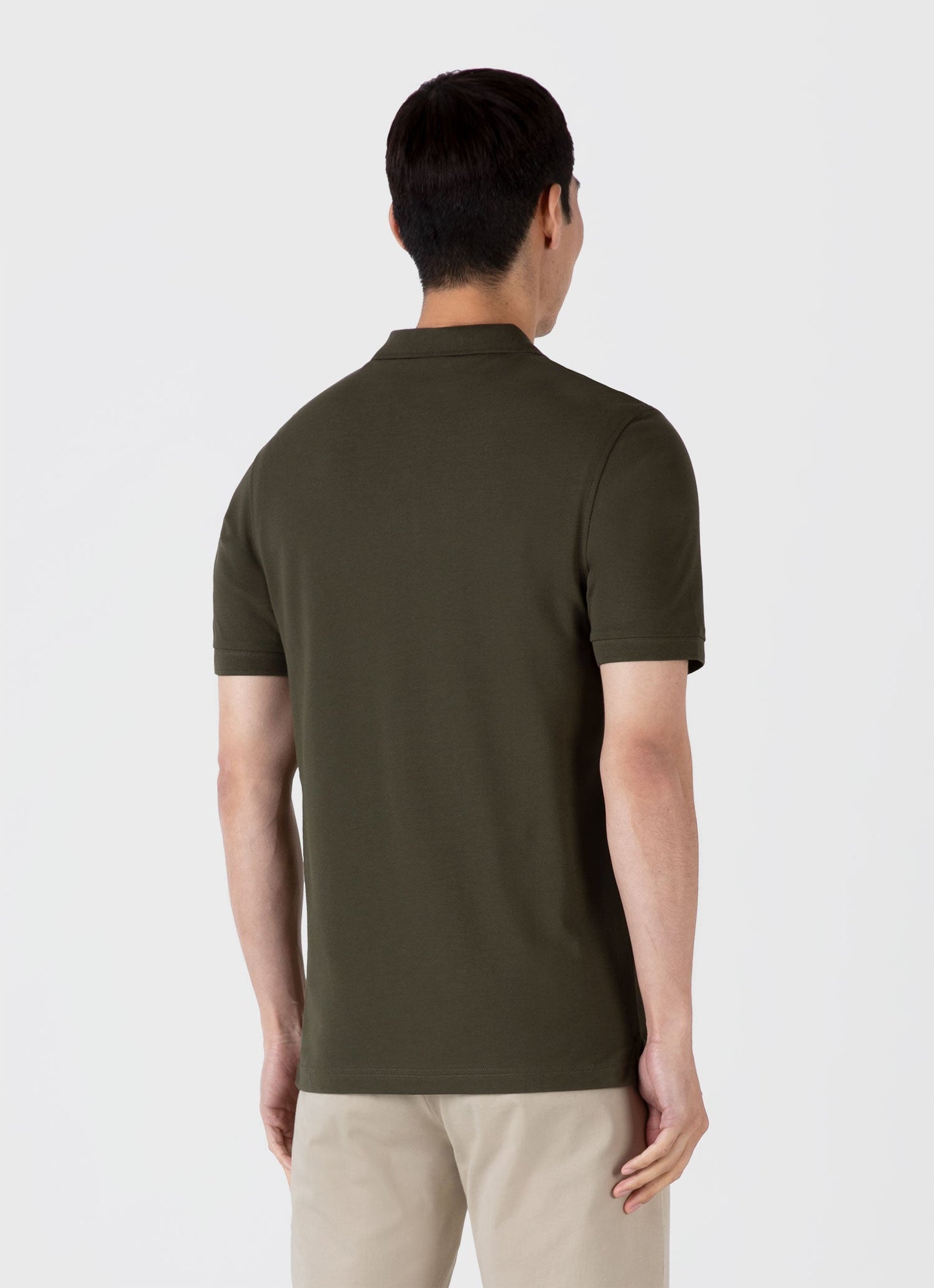 Mens Pique Polo Shirt In Pine Green Mpol1028 Gnhz
