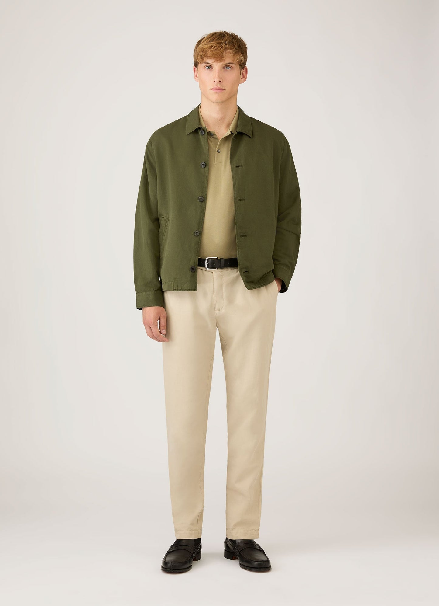 Mens Pique Polo Shirt In Pistachio Mpol1028 Gnix