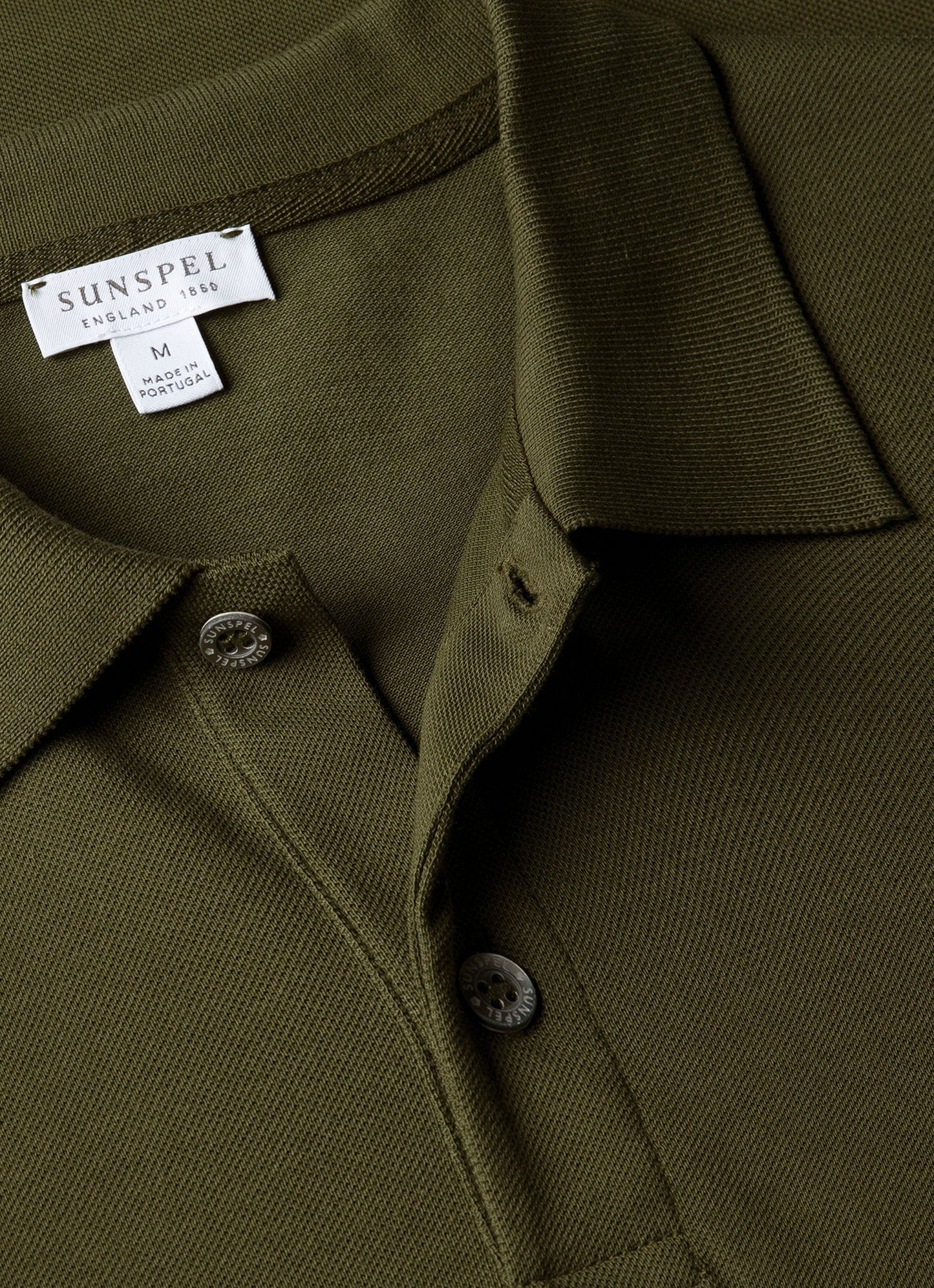 Mens Pique Polo Shirt In Deep Olive Mpol1028 Gniz