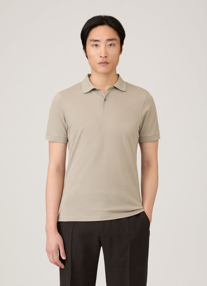 Mens Pique Polo Shirt In Fog Mpol1028 Gyff