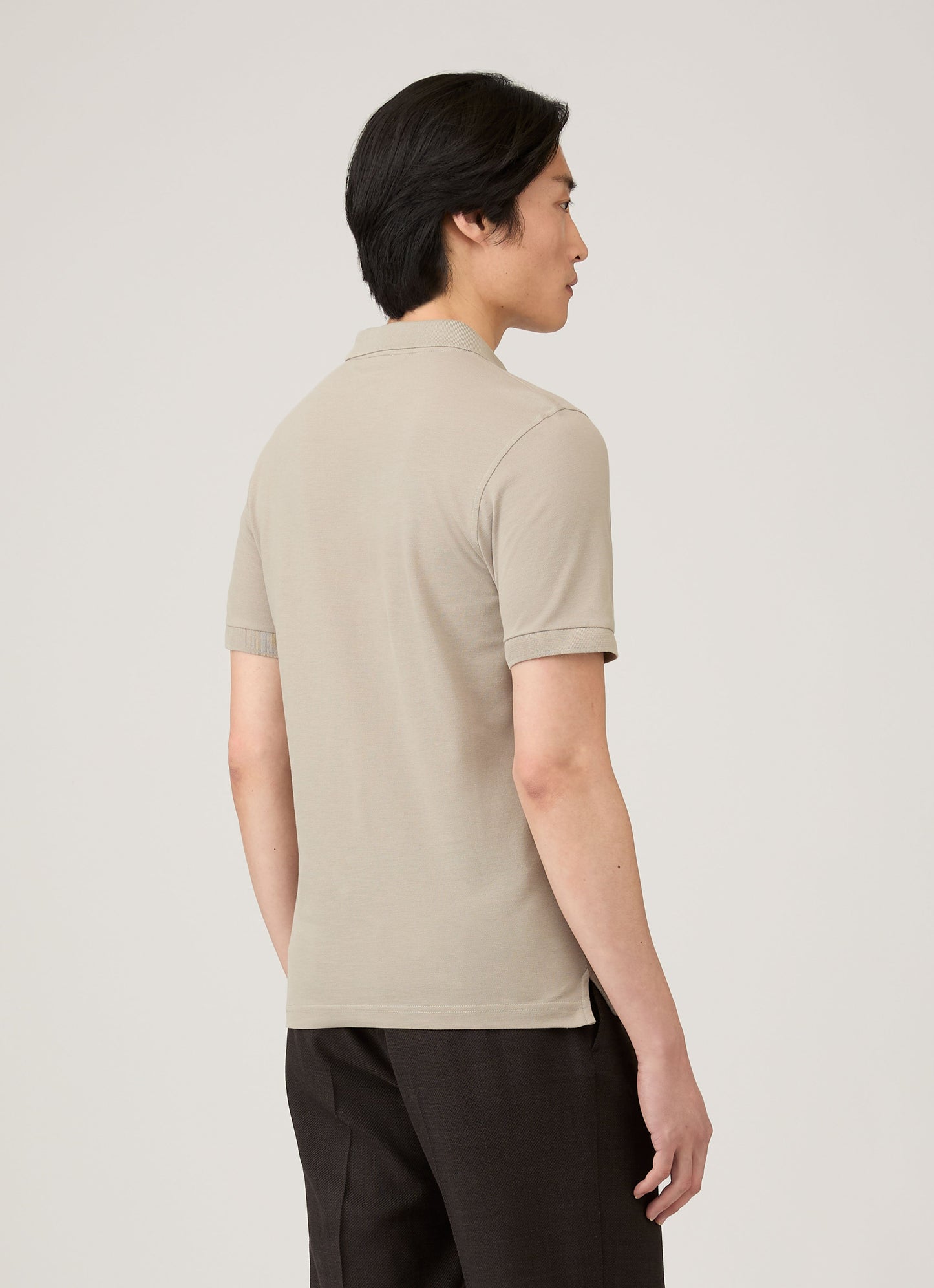 Mens Pique Polo Shirt In Fog Mpol1028 Gyff