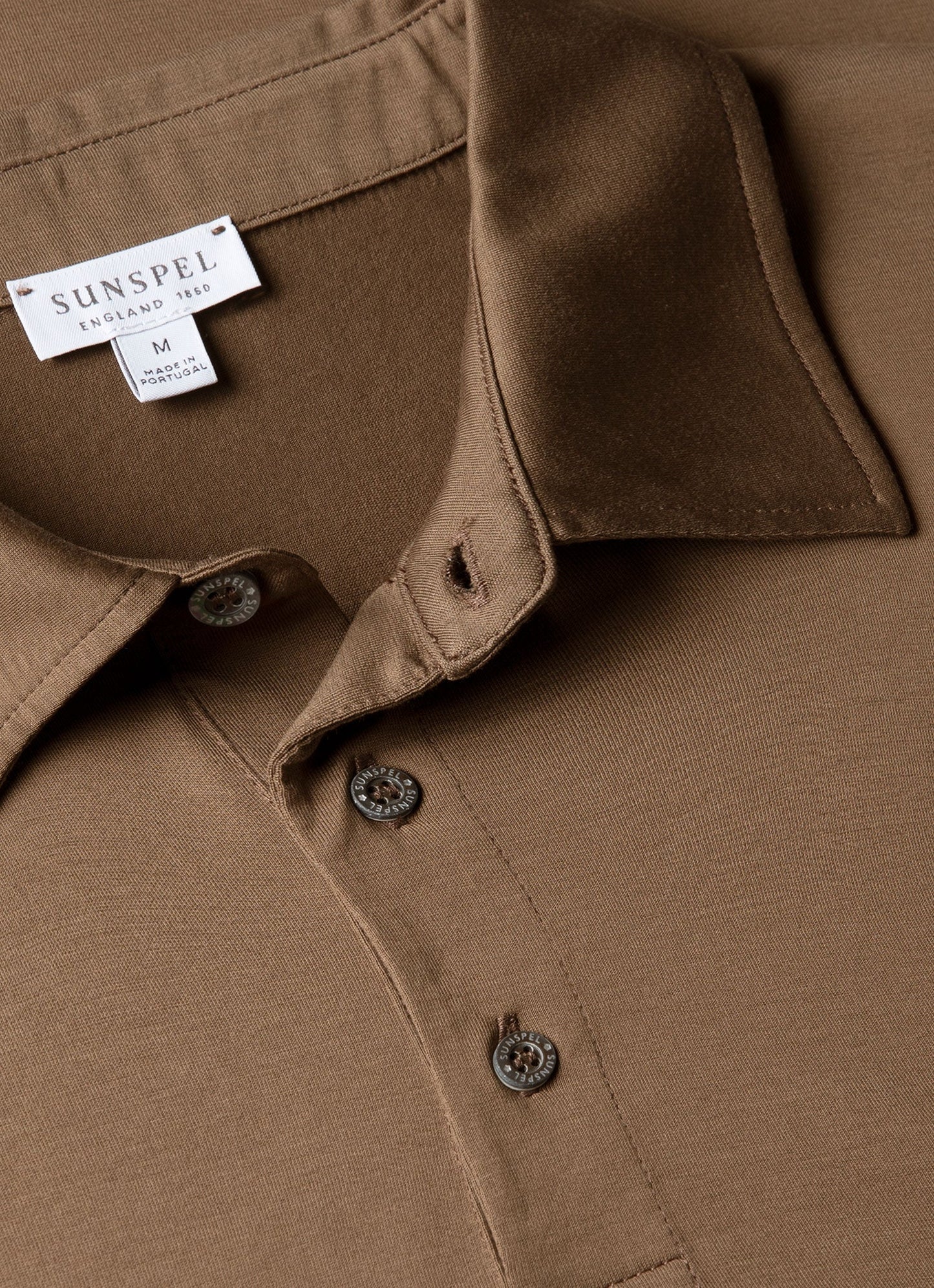 Mens Classic Jersey Polo Shirt In Dark Cedar Mpol1052 Brgr