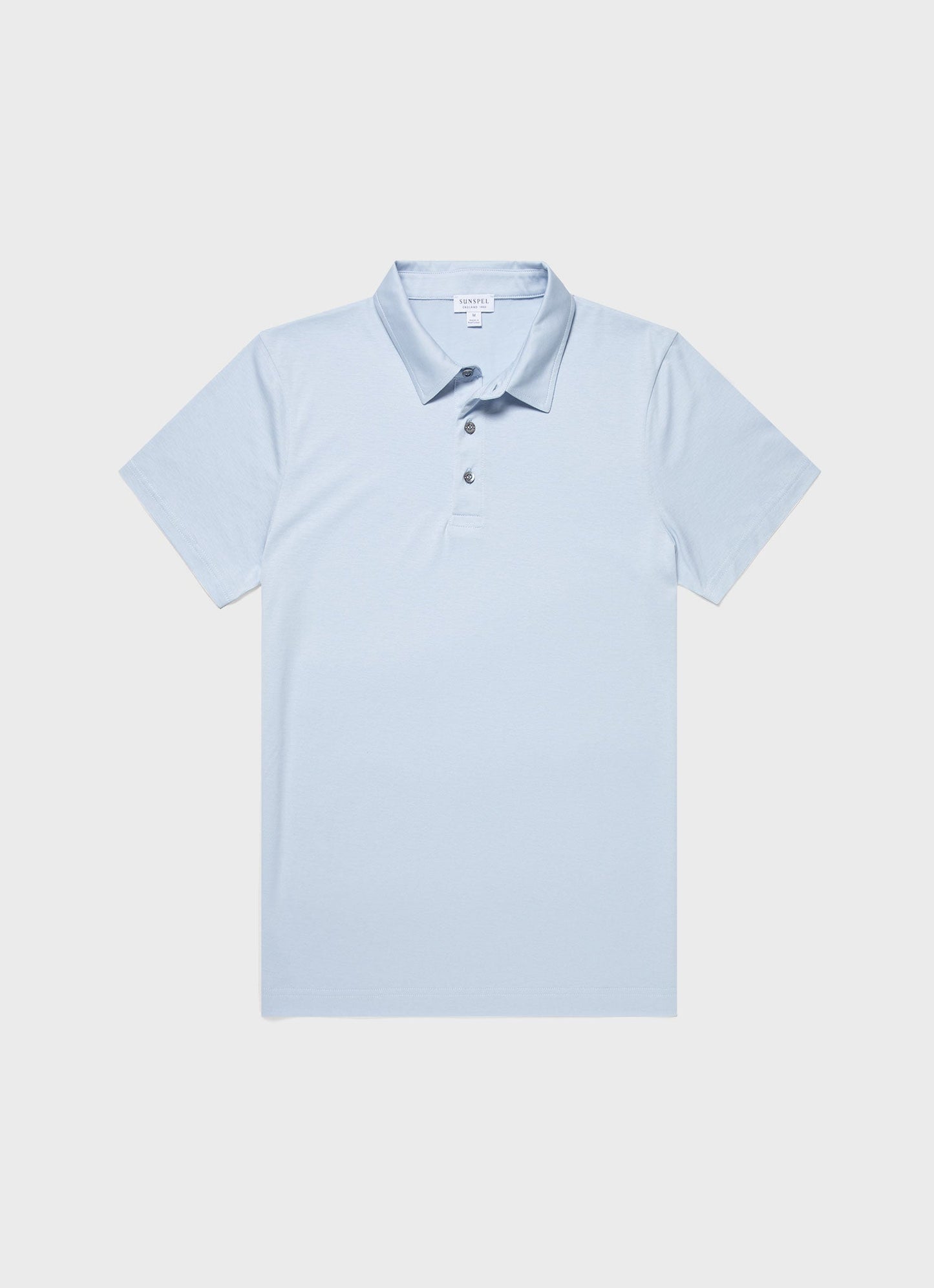 Mens Classic Jersey Polo Shirt In Blue Mist Mpol1052 Buvq