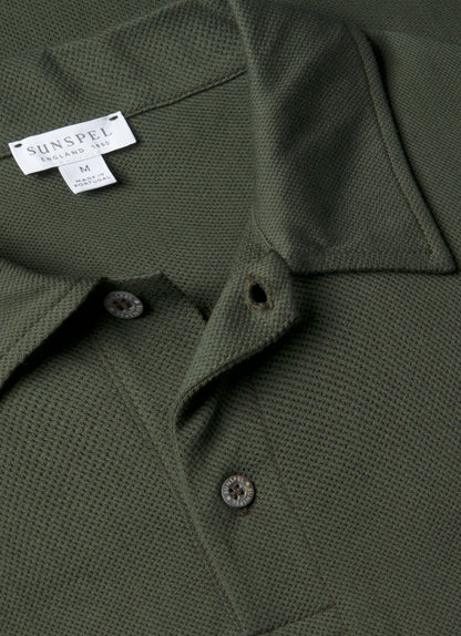 Men's Regular Fit Riviera Polo Shirt in Dark Green