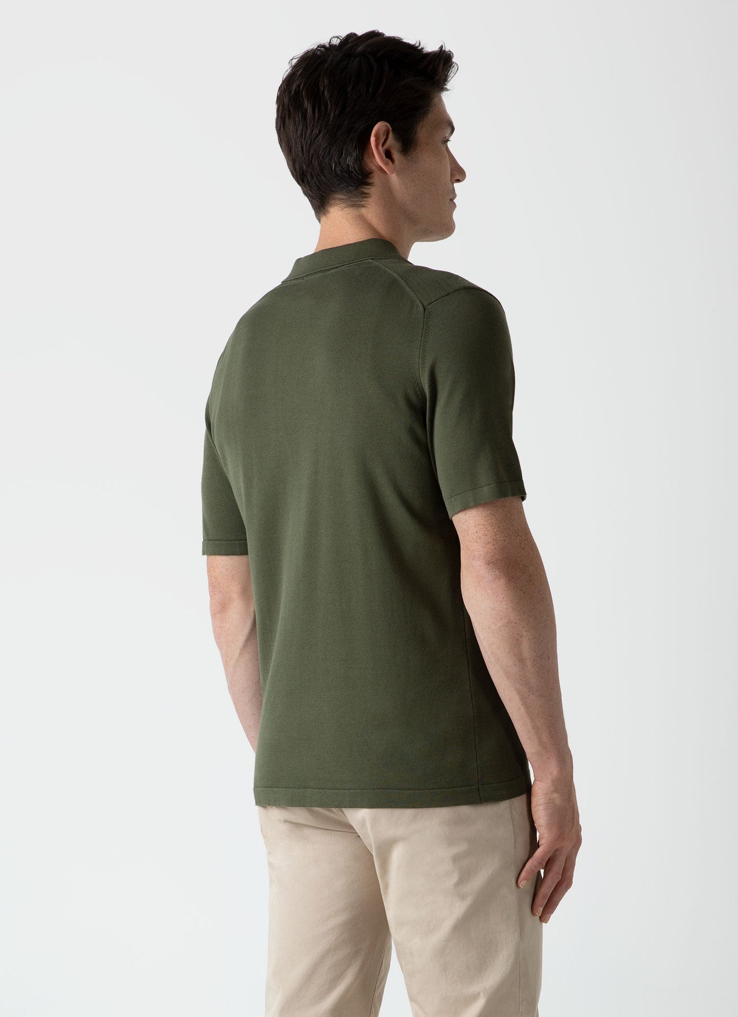 Mens Sea Island Cotton Polo Shirt In Hunter Green Mpol8090 Gngc