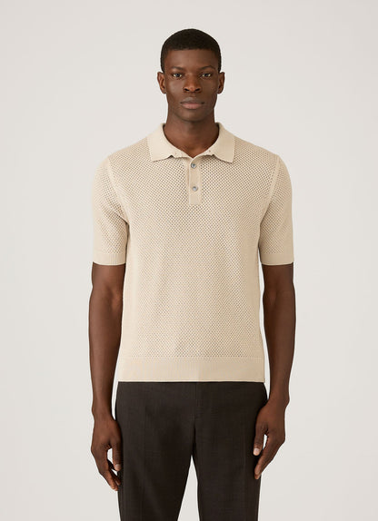Mens Cotton Mesh Polo In Hazelwood Mpol8316 Brgt