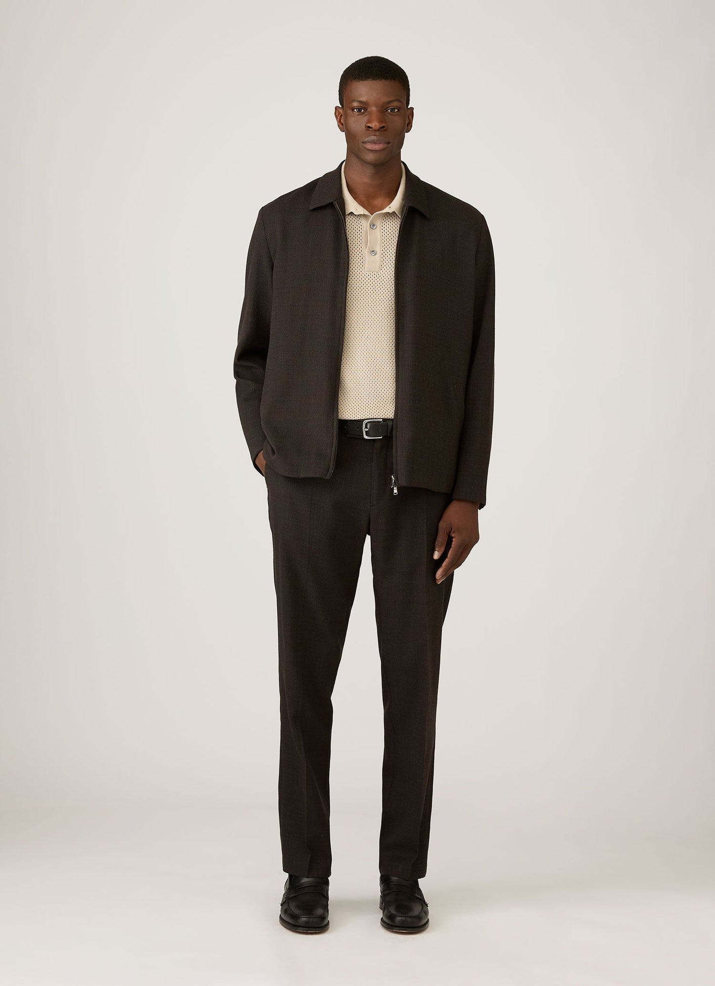 Mens Cotton Mesh Polo In Hazelwood Mpol8316 Brgt