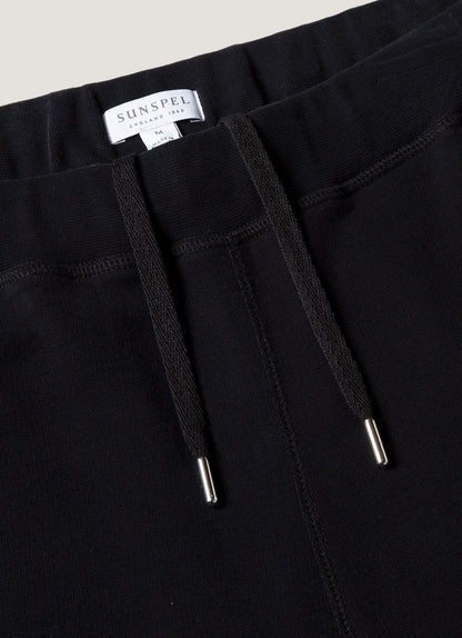 Mens Cotton Loopback Shorts Black Mshr1519