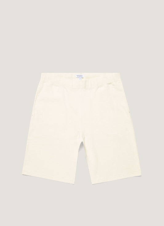 Mens Undyed Loopback Shorts In Undyed Mshr1519U Nuab