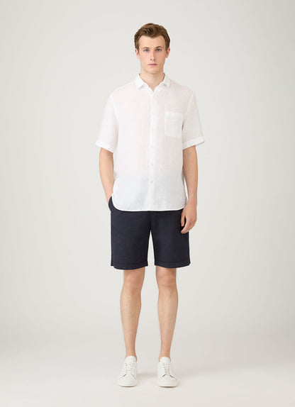 Mens Chino Shorts In Navy Mshr3517 Buaa