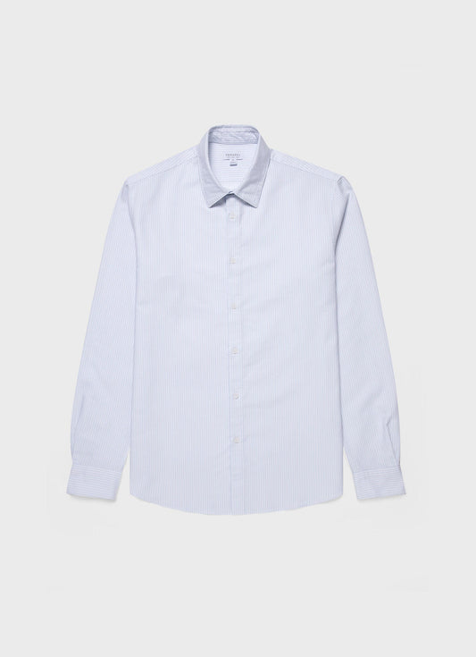 Mens Oxford Shirt In Light Blue Msht2128 Stmv