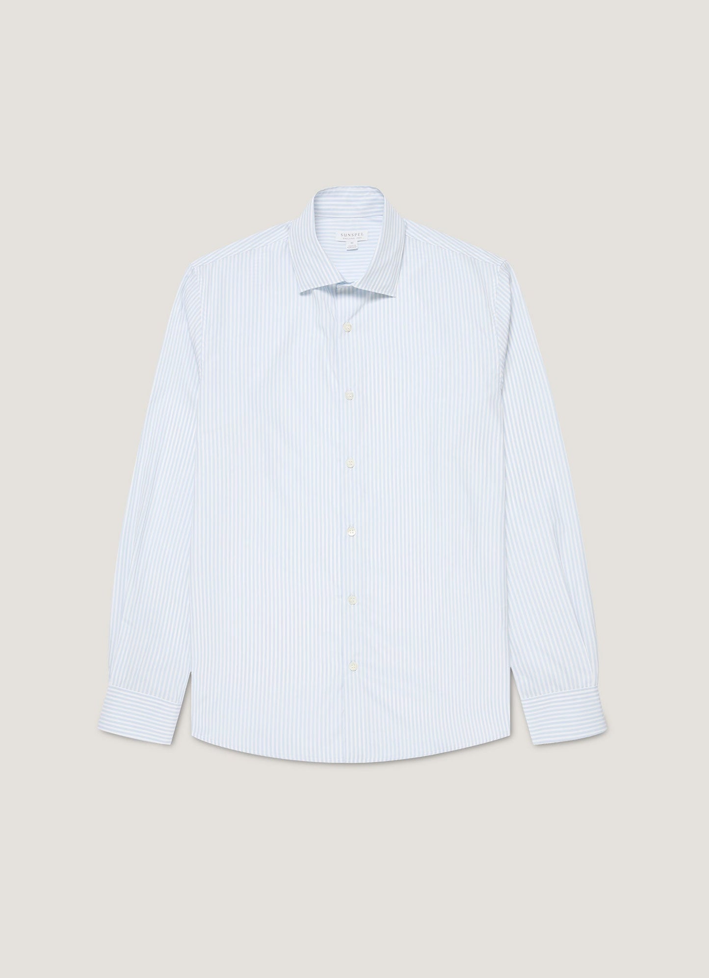 Mens Cutaway Collar Shirt In White Light Blue Msht2126 Stnw