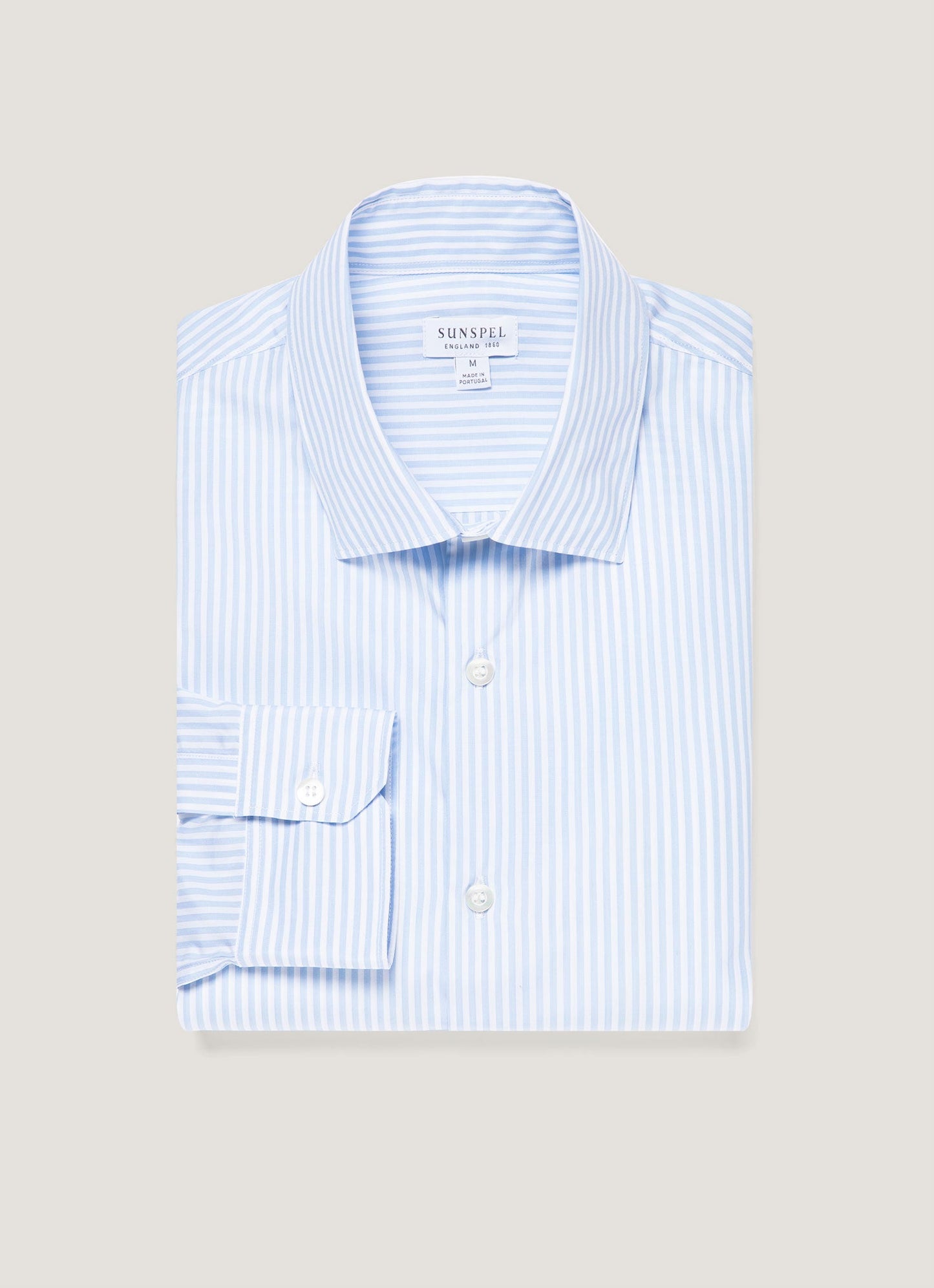 Mens Cutaway Collar Shirt In White Light Blue Msht2126 Stnw