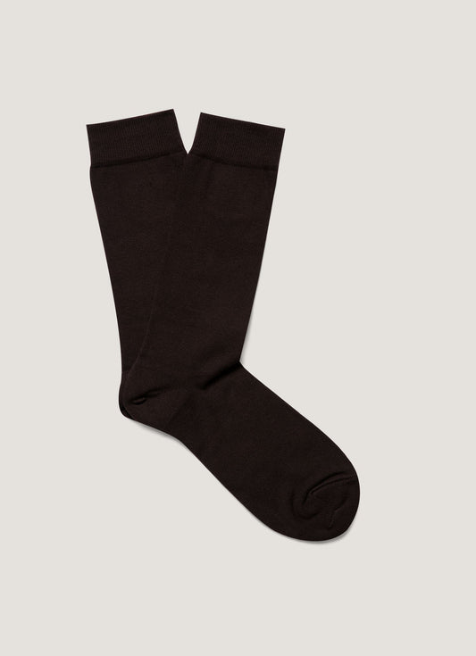 Mens Cotton Socks In Truffle Msoc9160 Brgd