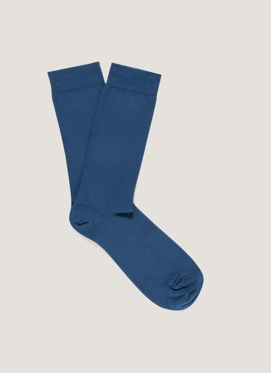 Mens Cotton Socks In Airforce Blue Msoc9160 Buws