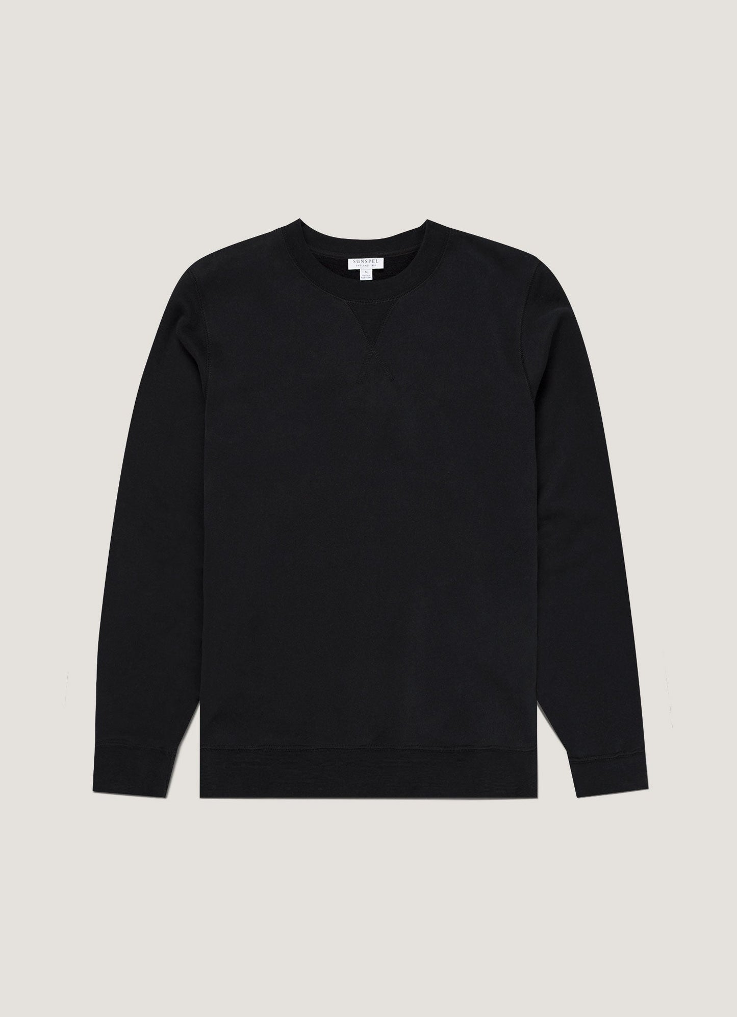 Mens Cotton Loopback Sweatshirt Black Mswe1516
