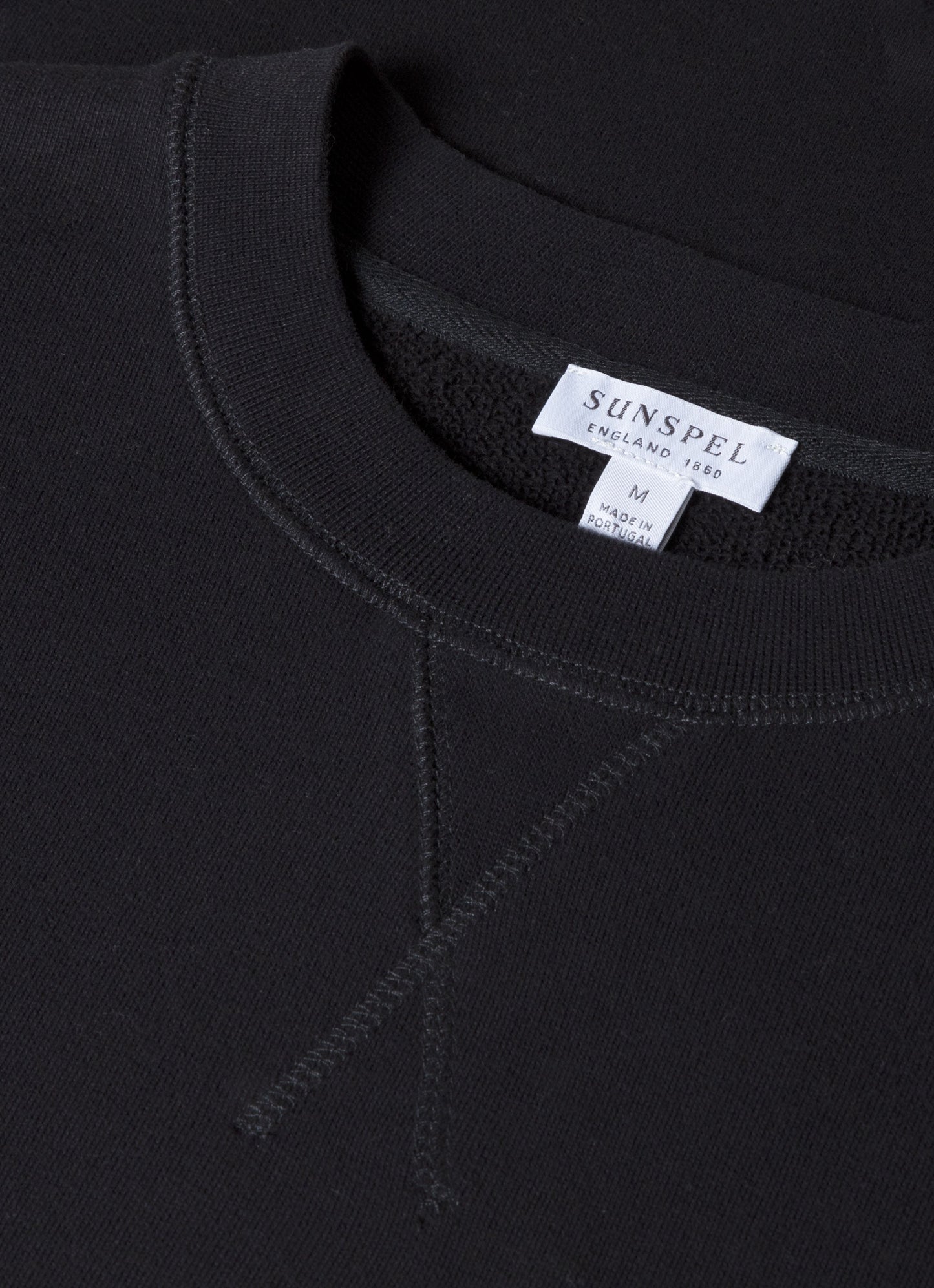 Mens Cotton Loopback Sweatshirt Black Mswe1516