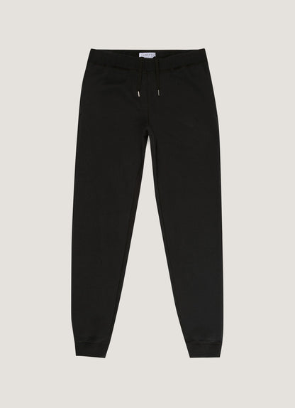 Mens Cotton Loopback Track Pant Black Mtrs1518