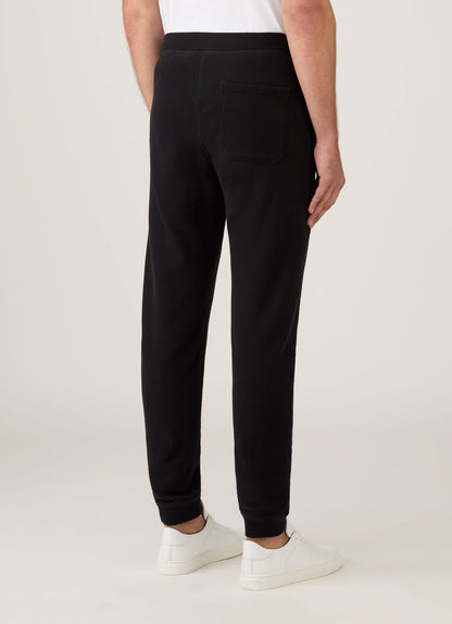 Mens Cotton Loopback Track Pant Black Mtrs1518