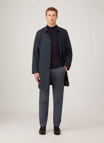 Mens Slim Fit Chino In Slate Blue Mtrs3102 Buua