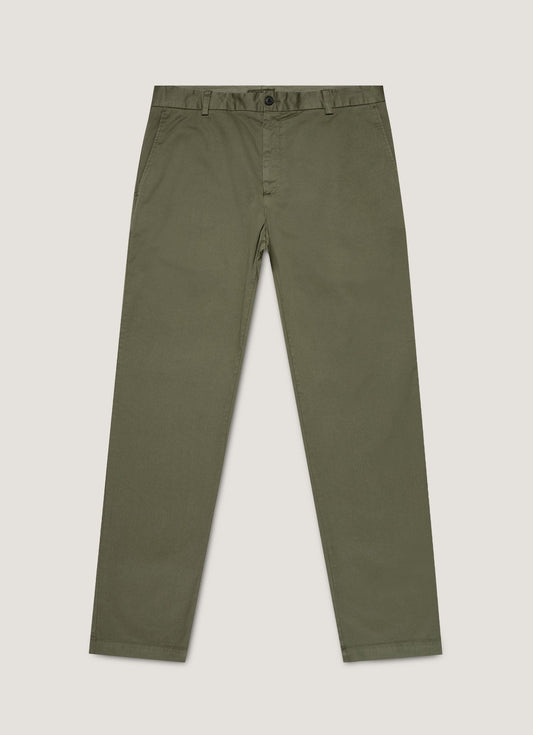 Mens Slim Fit Chino In Khaki Mtrs3102 Gngy