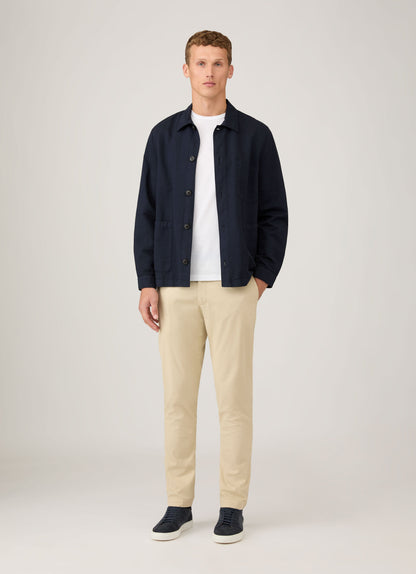 Mens Slim Chino In Light Stone Mtrs3102 Whbs