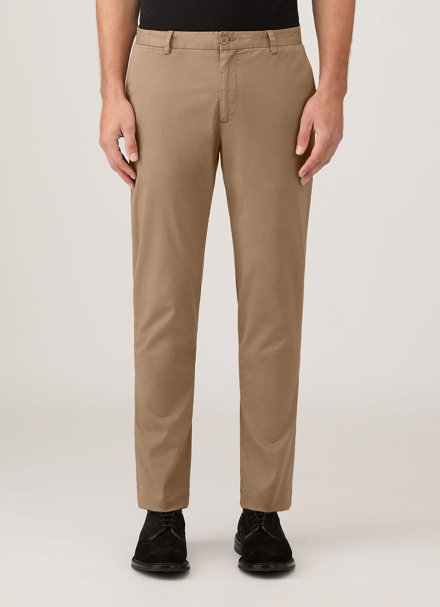 Mens Slim Chino In Dark Stone Mtrs3102 Whdc
