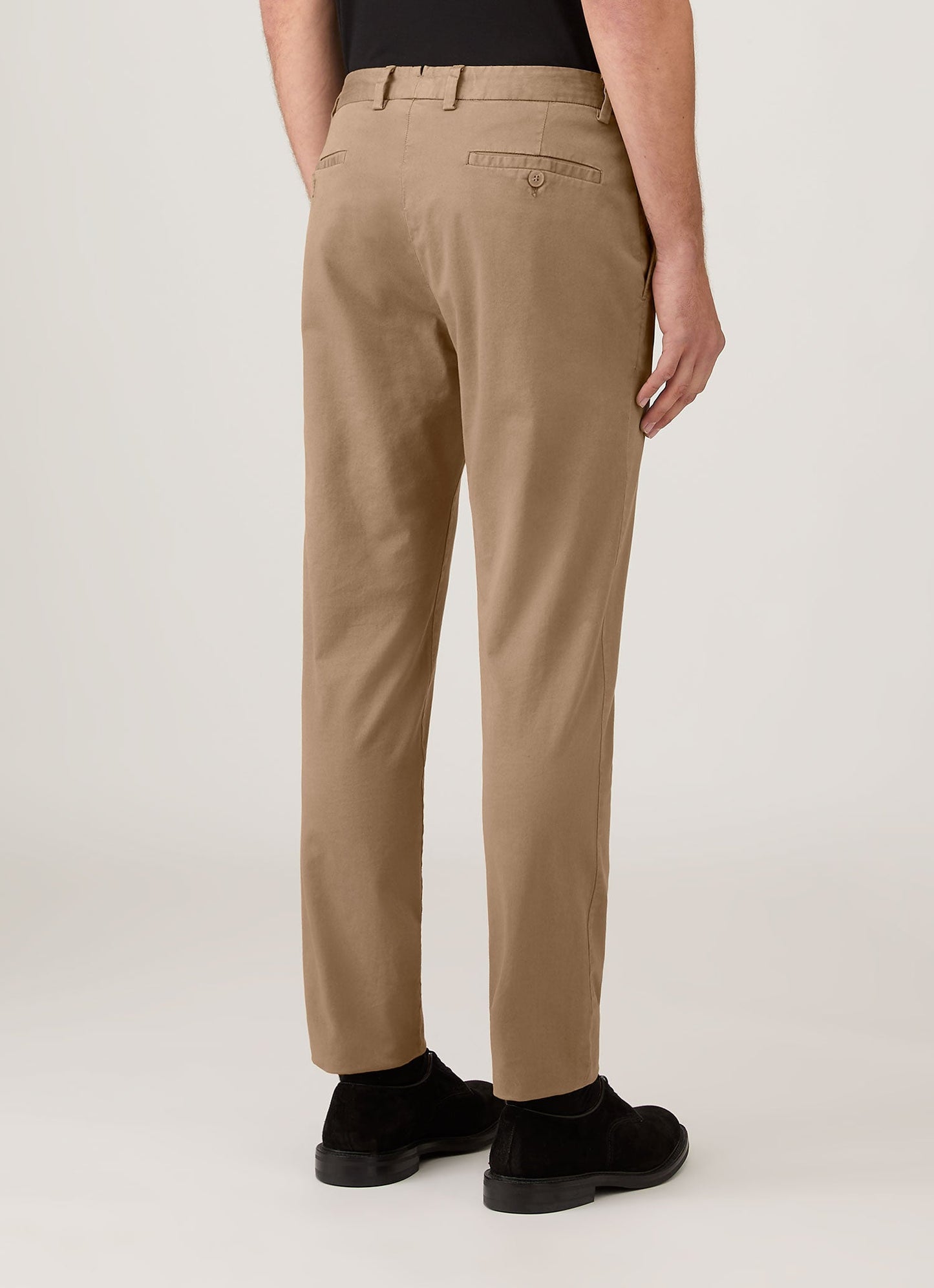 Mens Slim Chino In Dark Stone Mtrs3102 Whdc