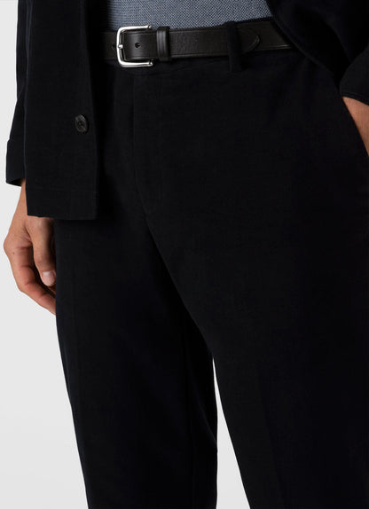 Mens Moleskin Trouser In Navy Mtrs3111 Buaa