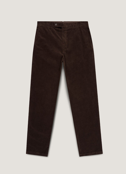 Mens Corduroy Trouser In Coffee Mtrs3118 Bref