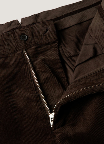 Mens Corduroy Trouser In Coffee Mtrs3118 Bref