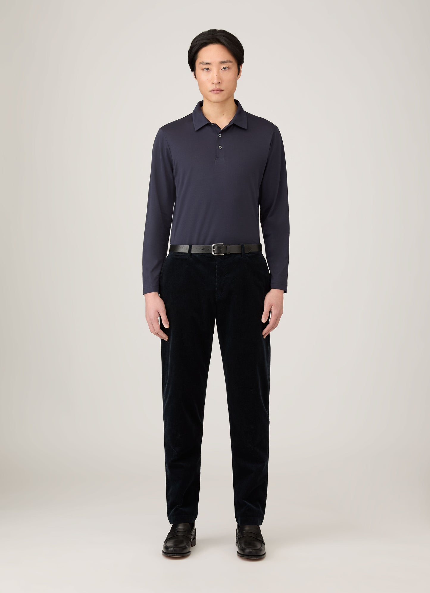 Mens Corduroy Trouser In Navy Mtrs3118 Buaa