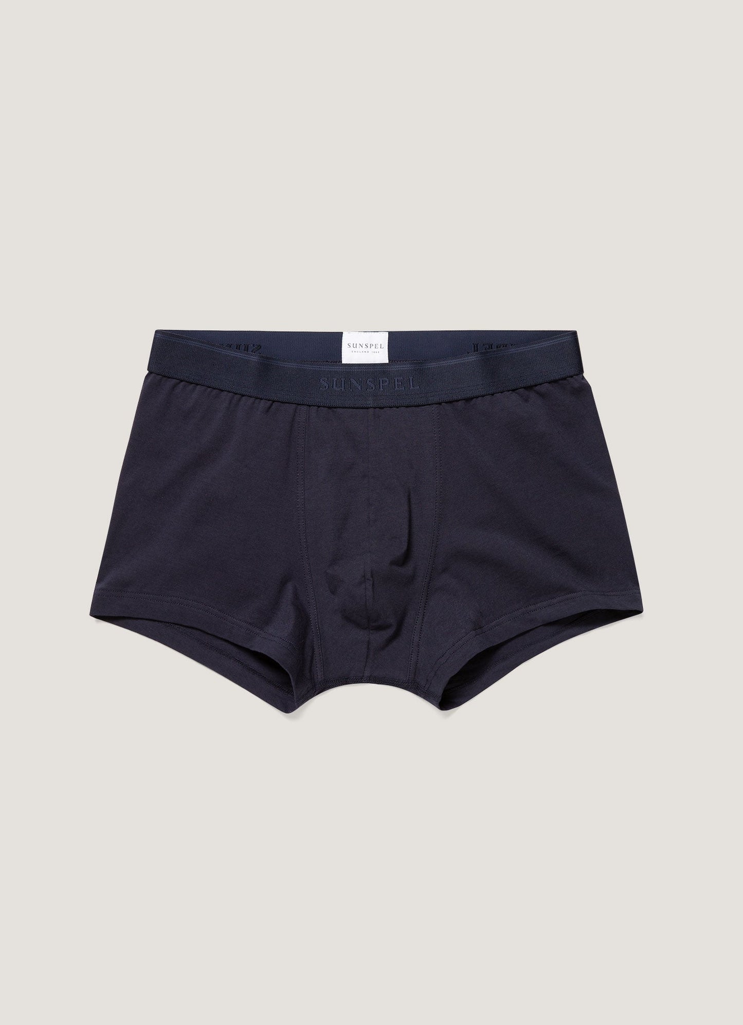 Mens Stretch Cotton Trunks In Navy