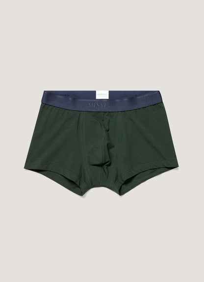 Mens Stretch Cotton Trunks In Seaweed Mtru4615 Gnfq