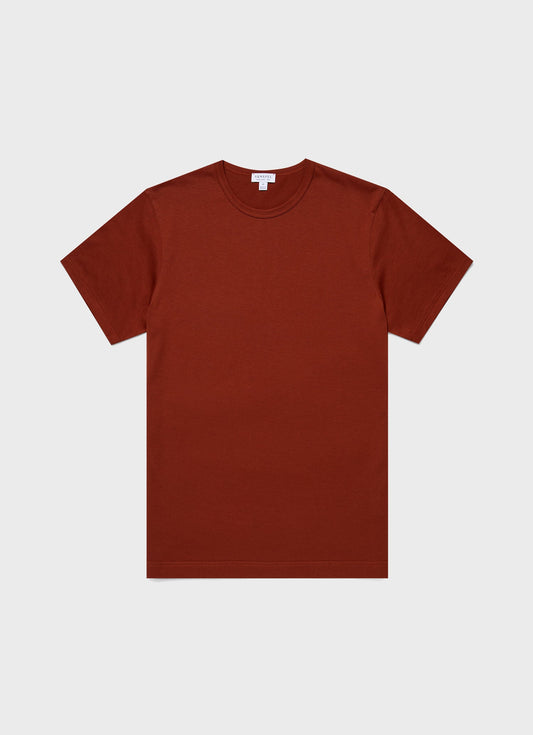 Mens Classic Tshirt In Dark Clay Mtsh0001 Brfp