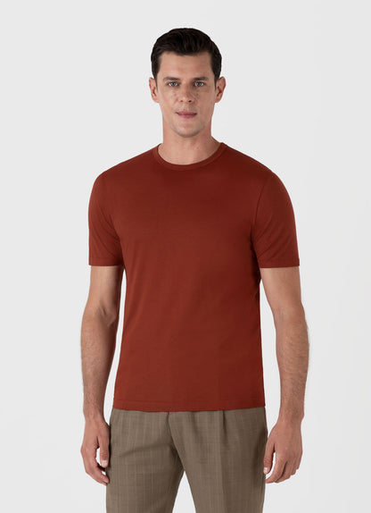 Mens Classic Tshirt In Dark Clay Mtsh0001 Brfp