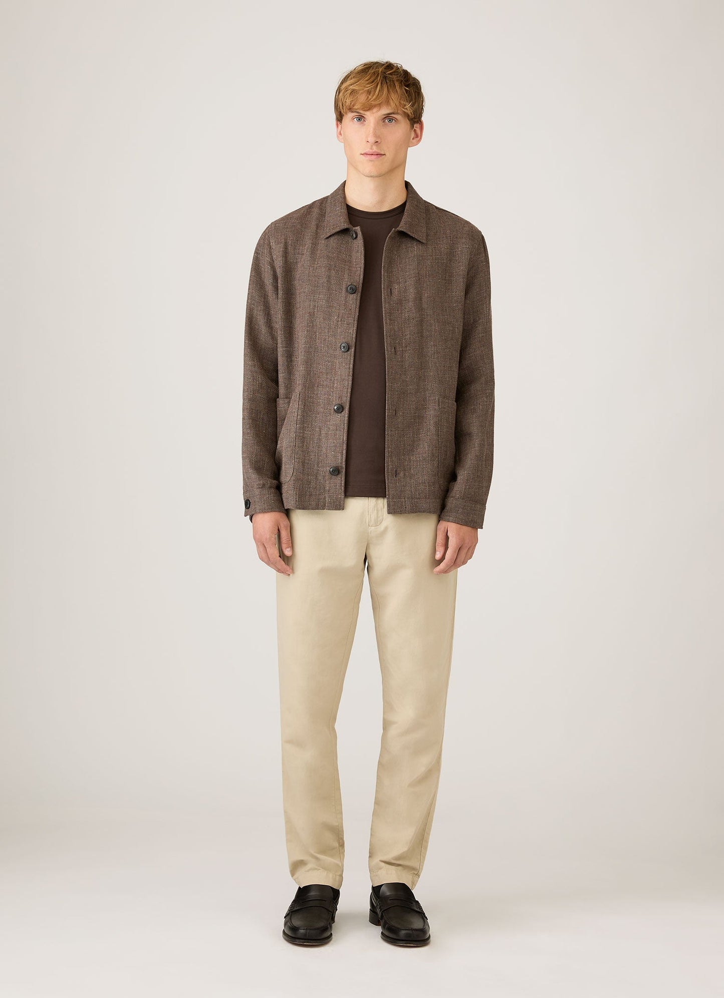 Mens Classic Tshirt In Dark Chocolate Mtsh0001 Brgs