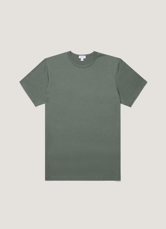 Mens Classic Tshirt In Dusk Green Mtsh0001 Gnij