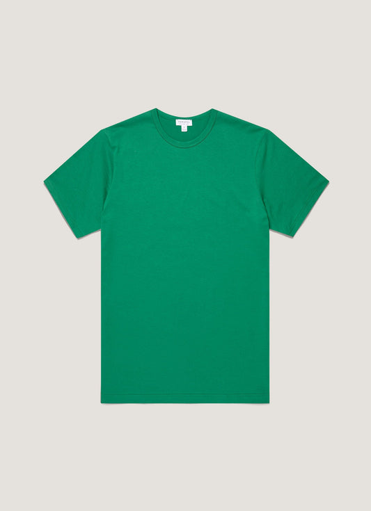 Mens Classic Tshirt In Bright Green Mtsh0001 Gnjc